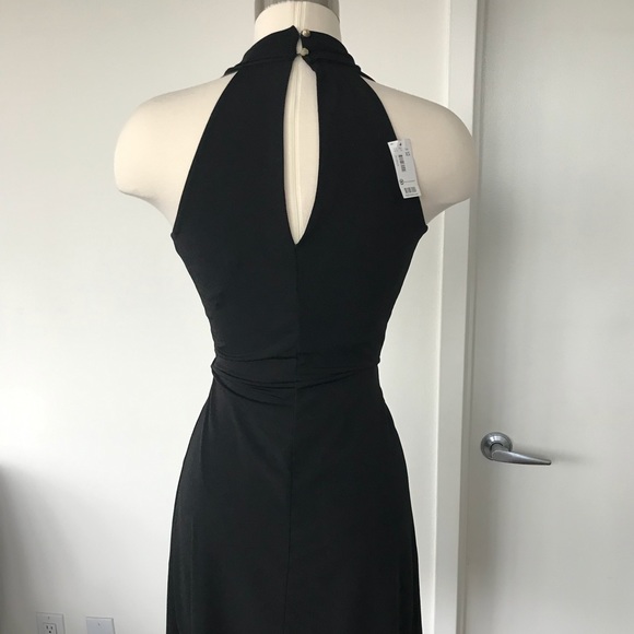 THE LIMITED. Black Halter Mini Dress - Picture 2 of 4